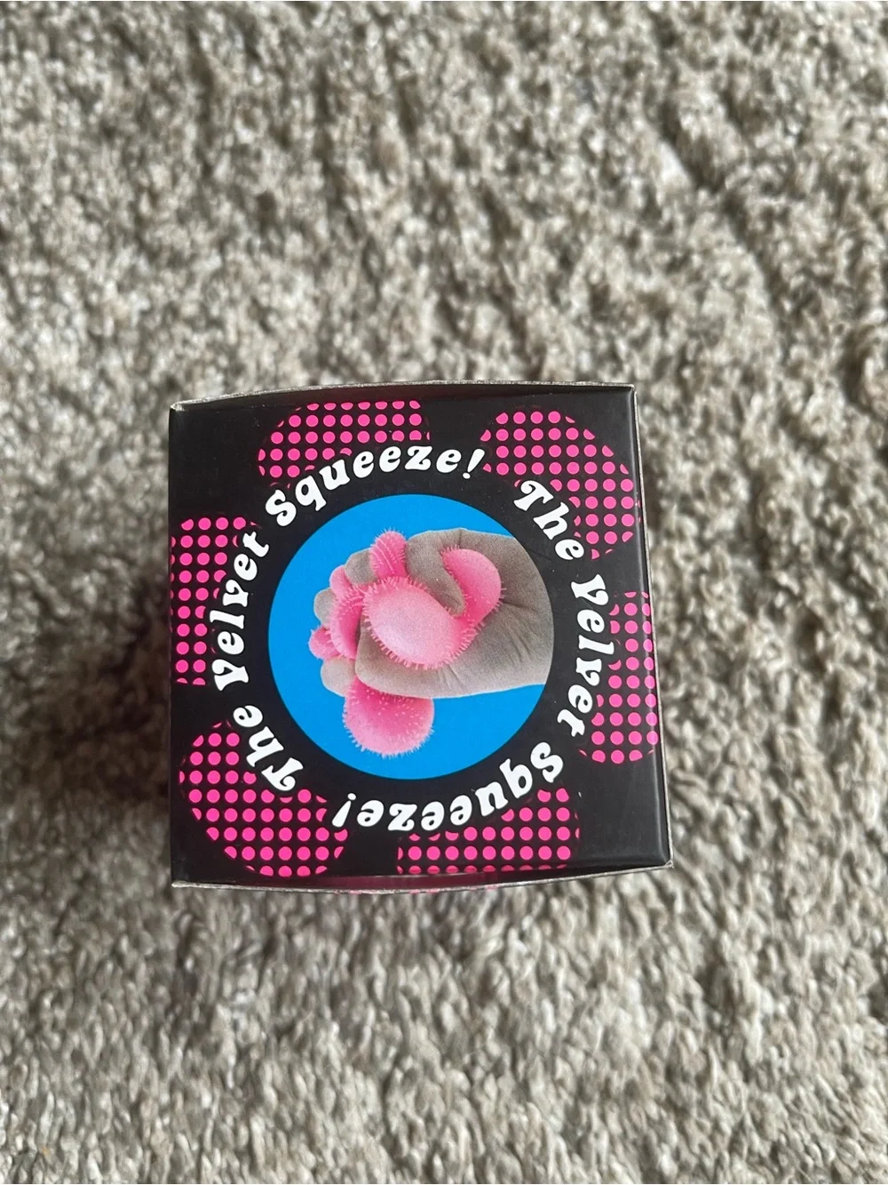 NeeDoh Pink Fuzz Ball squishy